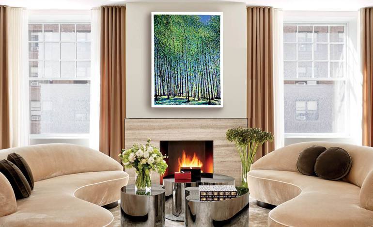 Original Impressionism Nature Painting by Geoff Greene