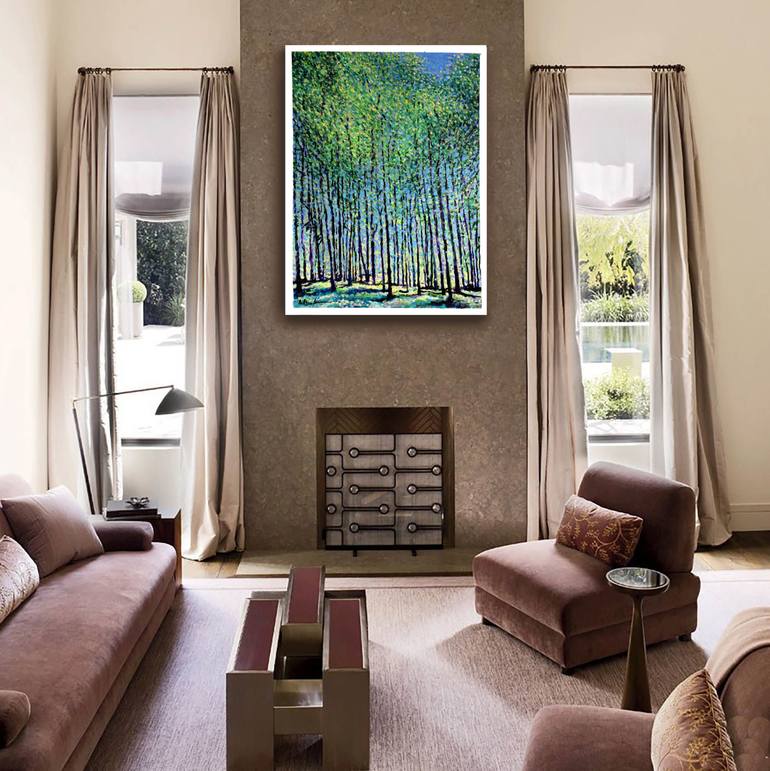 Original Impressionism Nature Painting by Geoff Greene