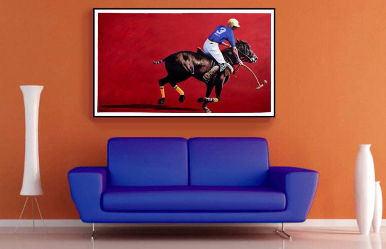 Original Sports Painting by Geoff Greene