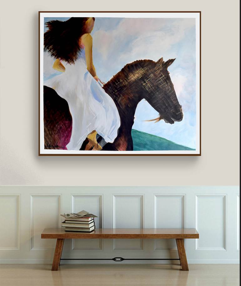 Original Figurative Women Painting by Geoff Greene