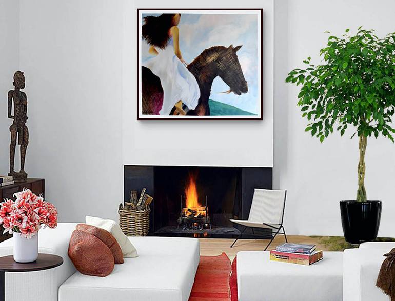 Original Figurative Women Painting by Geoff Greene