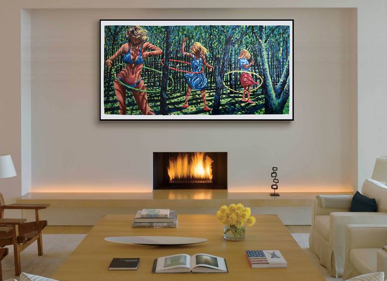 Original Figurative Women Painting by Geoff Greene