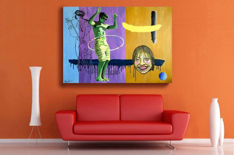 Original Pop Art Pop Culture/Celebrity Painting by Geoff Greene