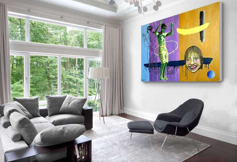 Original Pop Art Pop Culture/Celebrity Painting by Geoff Greene