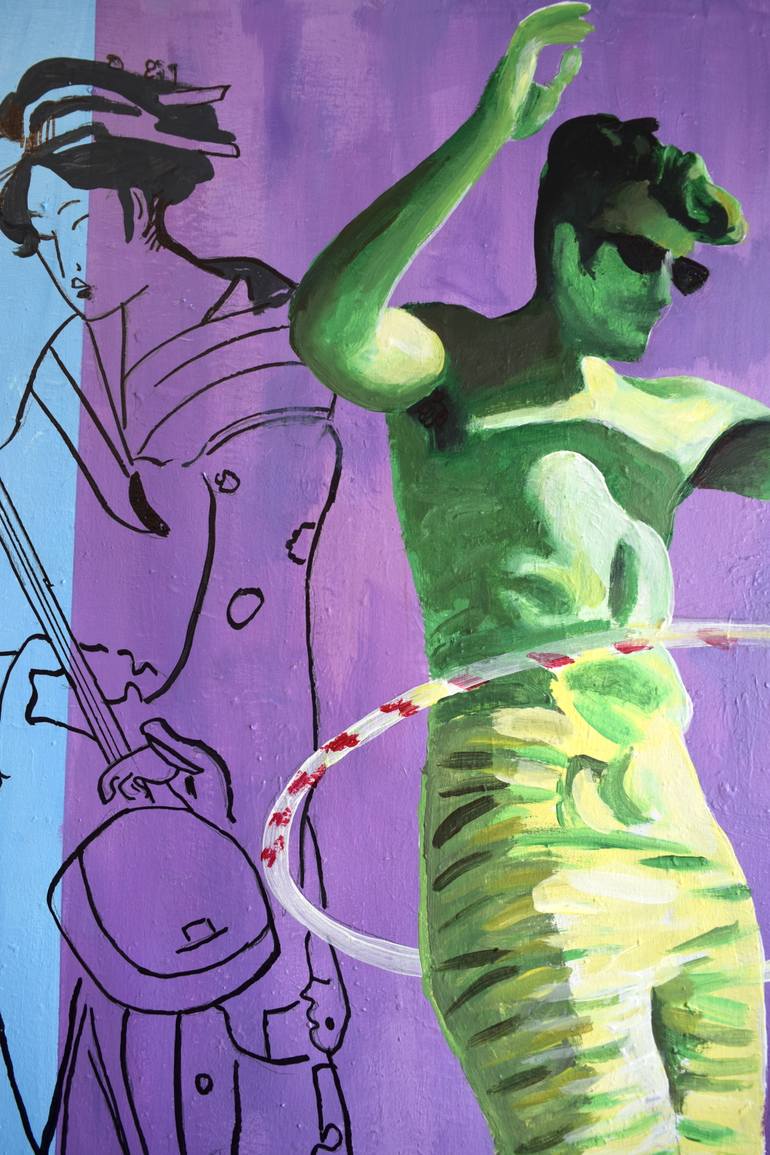 Original Pop Art Pop Culture/Celebrity Painting by Geoff Greene
