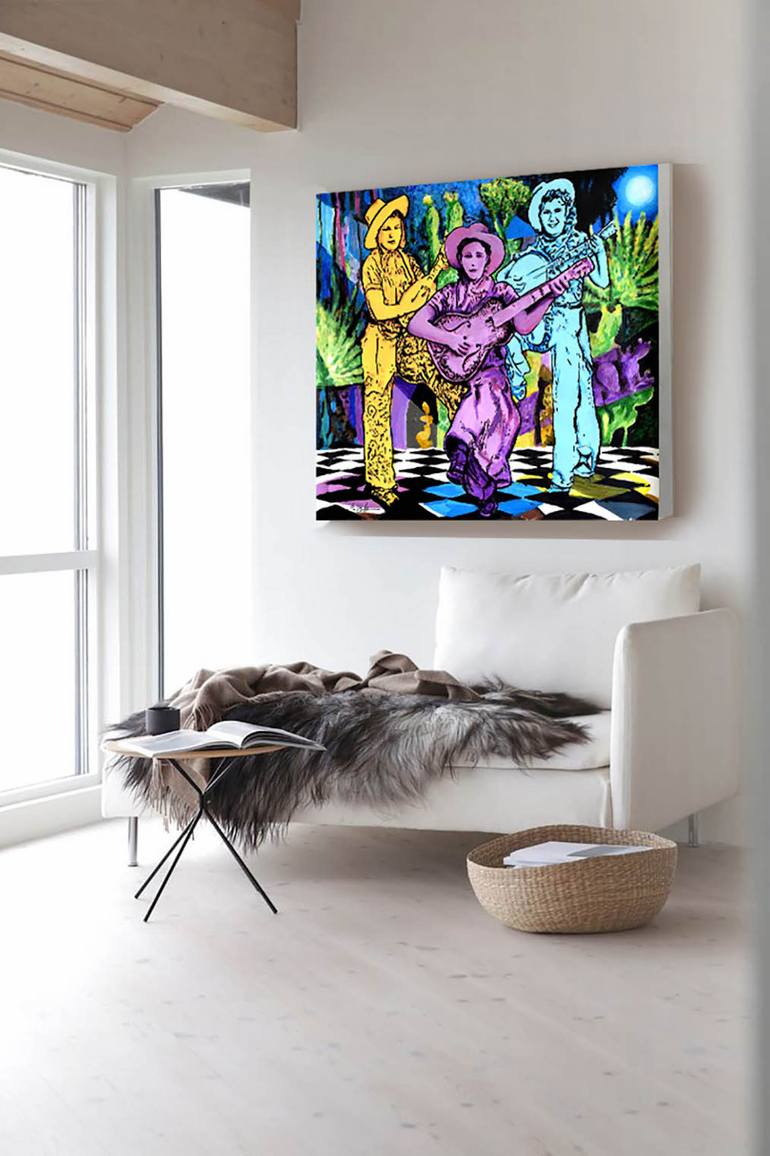 Original Pop Art Music Painting by Geoff Greene