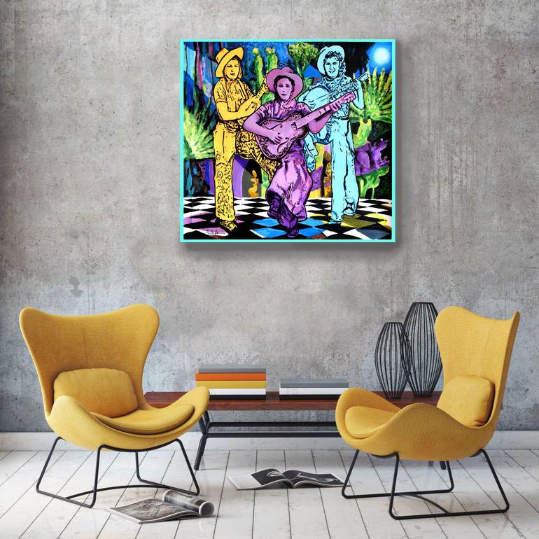 Original Pop Art Music Painting by Geoff Greene