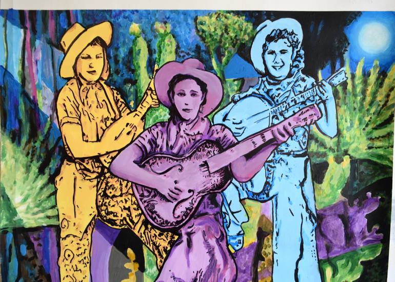 Original Pop Art Music Painting by Geoff Greene