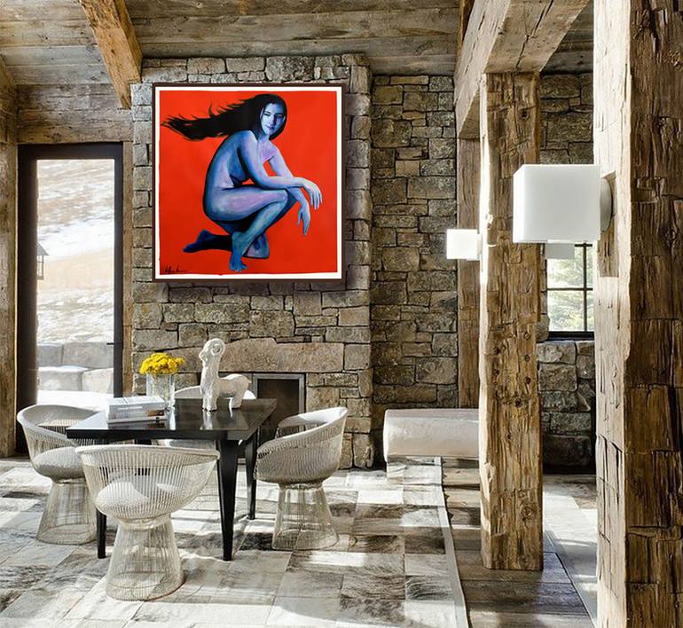 Original Impressionism Women Painting by Geoff Greene