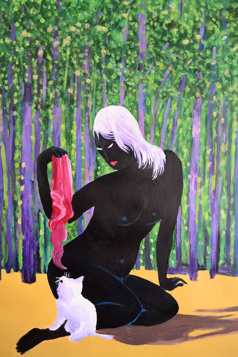 Original Impressionism Women Painting by Geoff Greene