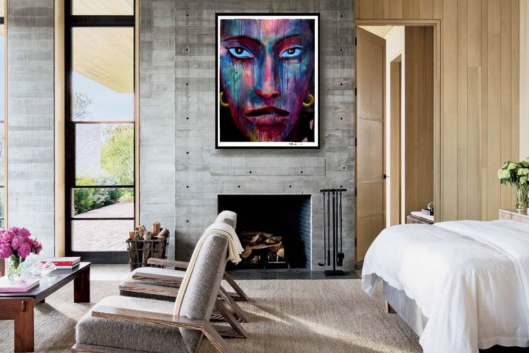 Original Pop Art Women Painting by Geoff Greene