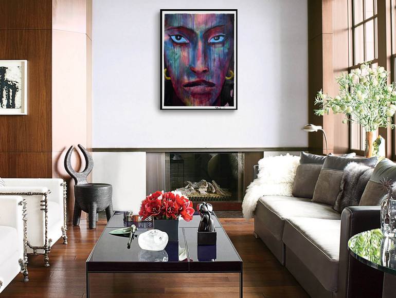Original Pop Art Women Painting by Geoff Greene
