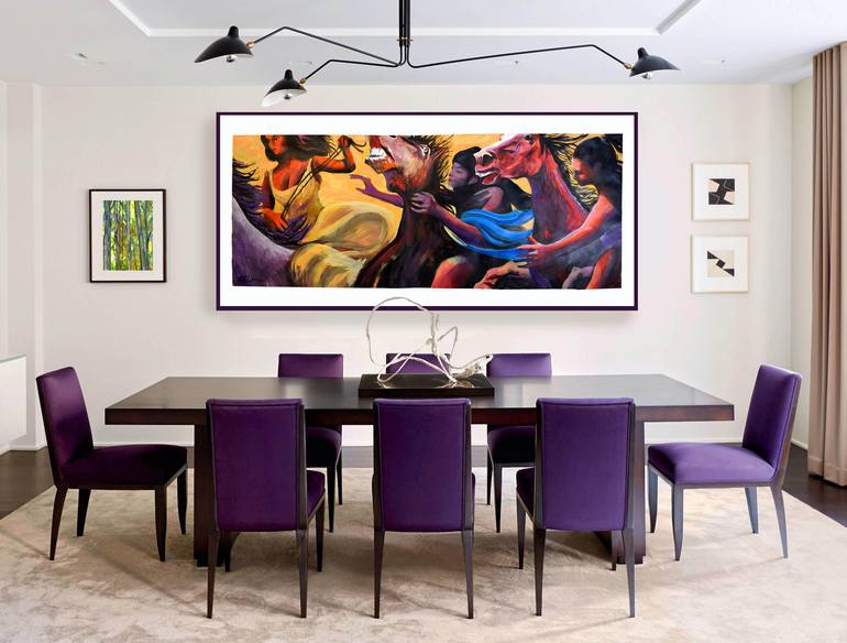 Original Figurative Women Painting by Geoff Greene