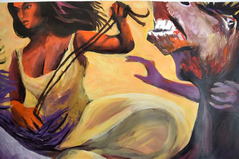 Original Figurative Women Painting by Geoff Greene
