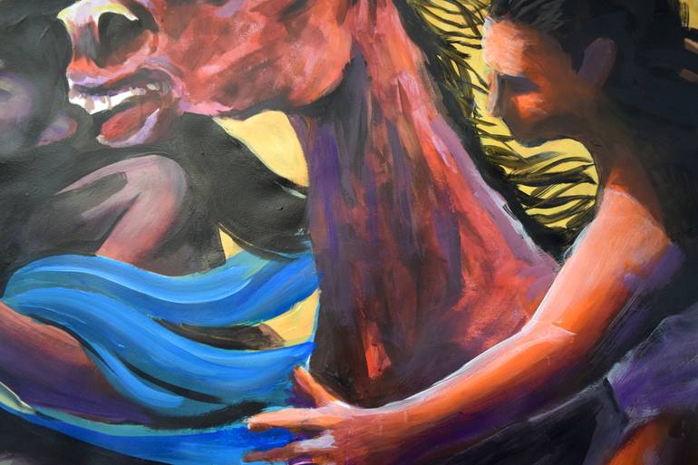 Original Figurative Women Painting by Geoff Greene