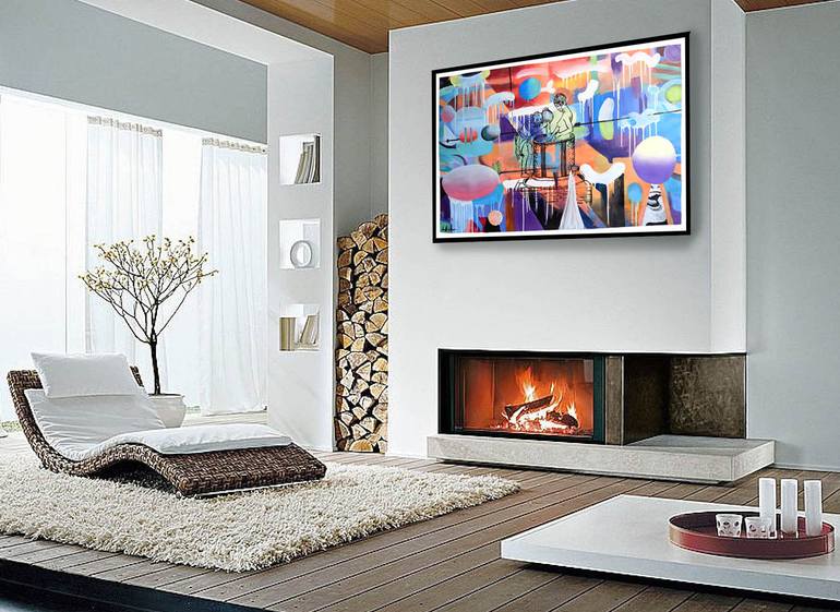 Original Abstract Expressionism Abstract Painting by Geoff Greene