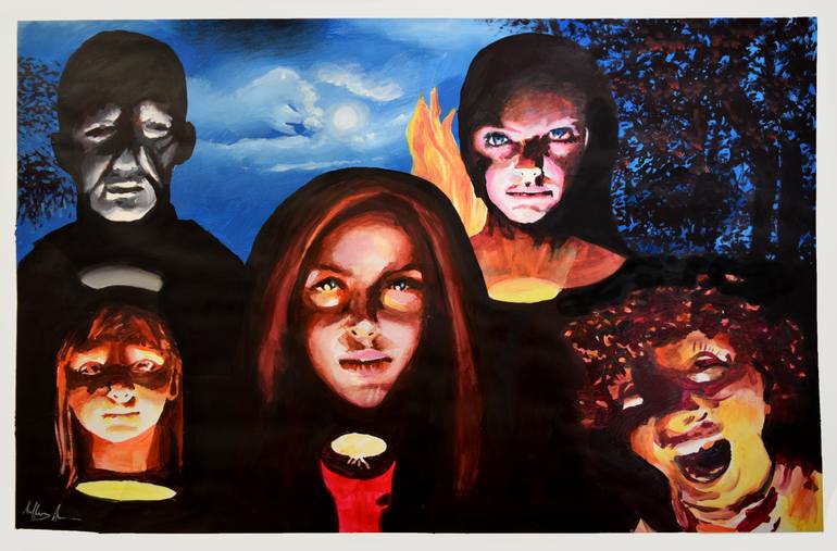 Original Figurative Pop Culture/Celebrity Painting by Geoff Greene