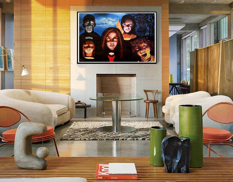 Original Figurative Pop Culture/Celebrity Painting by Geoff Greene
