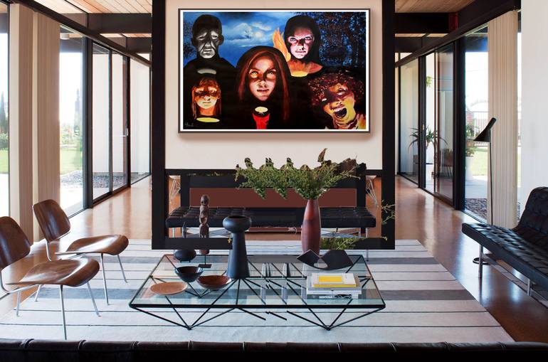 Original Figurative Pop Culture/Celebrity Painting by Geoff Greene