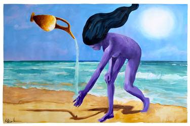 Saatchi Art Artist Geoff Greene; Paintings, “"The Beaches of Wellness #1"” #art