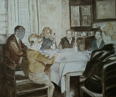 Original Realism Family Paintings by Debora Missoorten