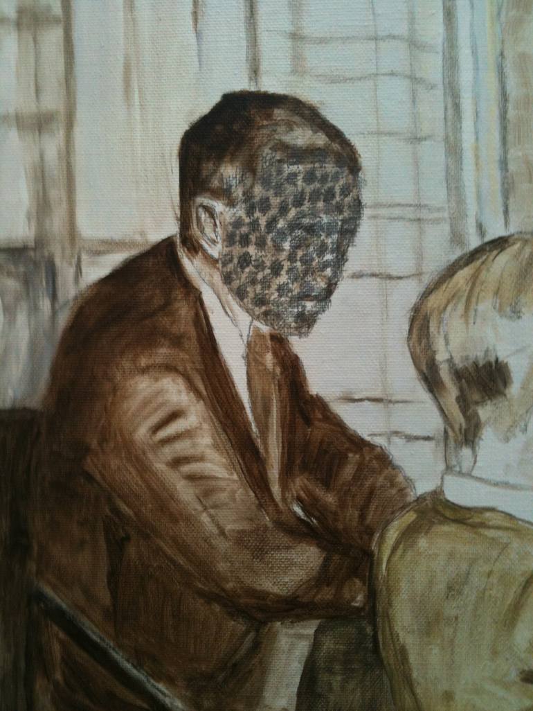 Original Realism Family Painting by Debora Missoorten