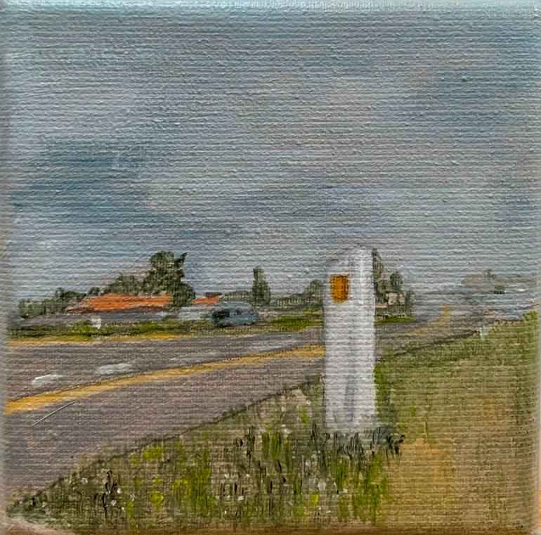 Original Realism Men Painting by Debora Missoorten