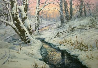 Original Fine Art Landscape Paintings by Aureliu Prodan