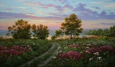 Original Fine Art Landscape Paintings by Aureliu Prodan