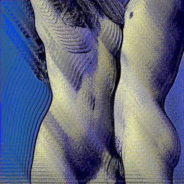 Original Conceptual Erotic Mixed Media by Jean-Marie Guyaux