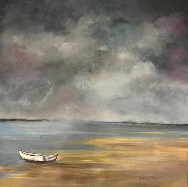 Original Conceptual Boat Paintings by Kathy Linden