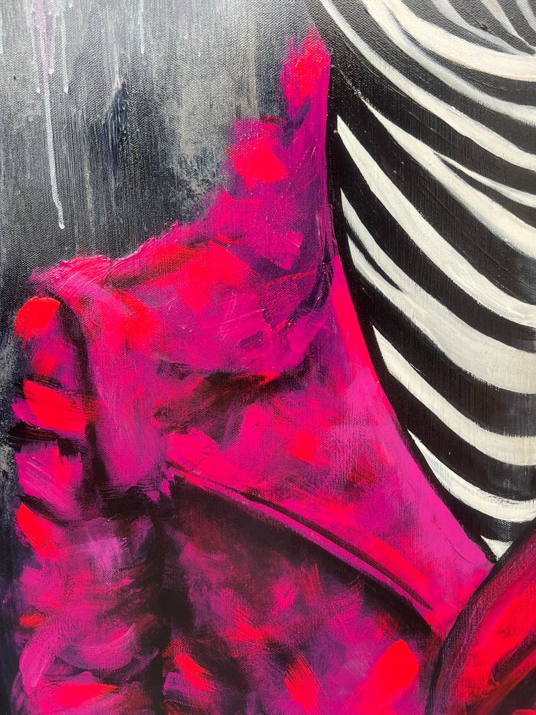 Original Abstract Expressionism Pop Culture/Celebrity Painting by Kathy Linden