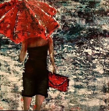 Original Abstract Expressionism Women Paintings by Kathy Linden