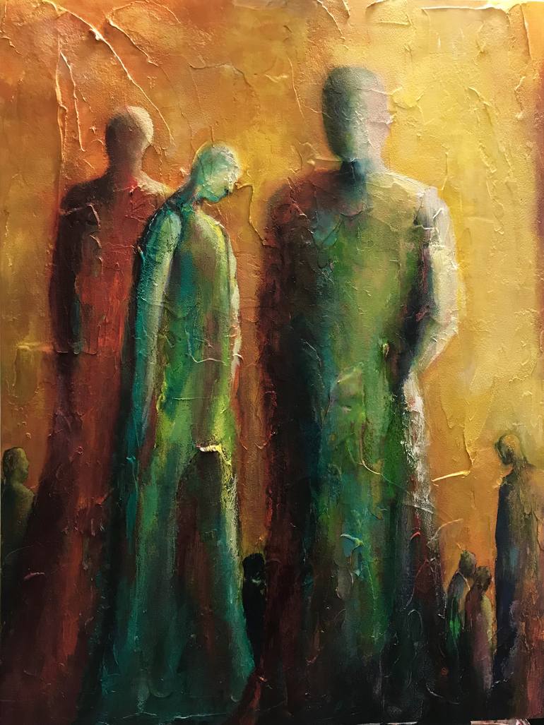 The Guardians Painting by Kathy Linden | Saatchi Art