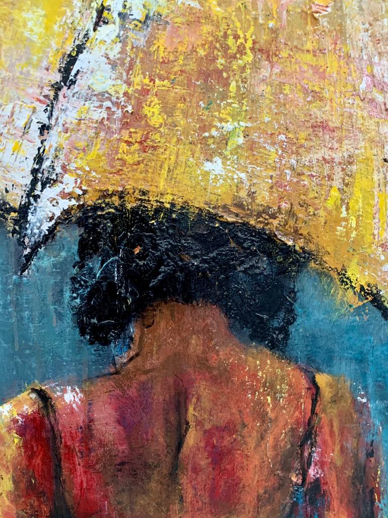 Original Abstract Expressionism Women Painting by Kathy Linden