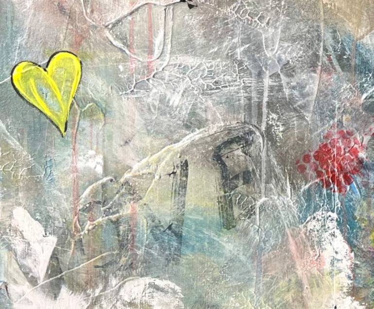 Original Modernism Abstract Painting by Kathy Linden