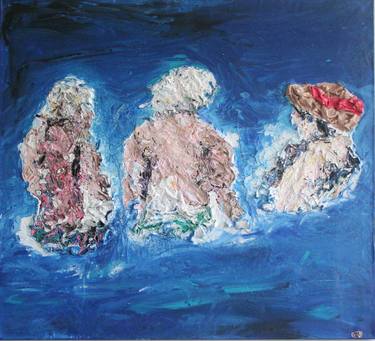 Original Abstract Water Paintings by Veronika Opavska
