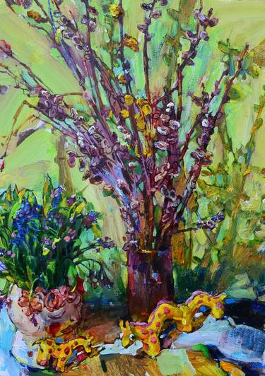 Original Impressionism Still Life Paintings by Andrii Kutsachenko