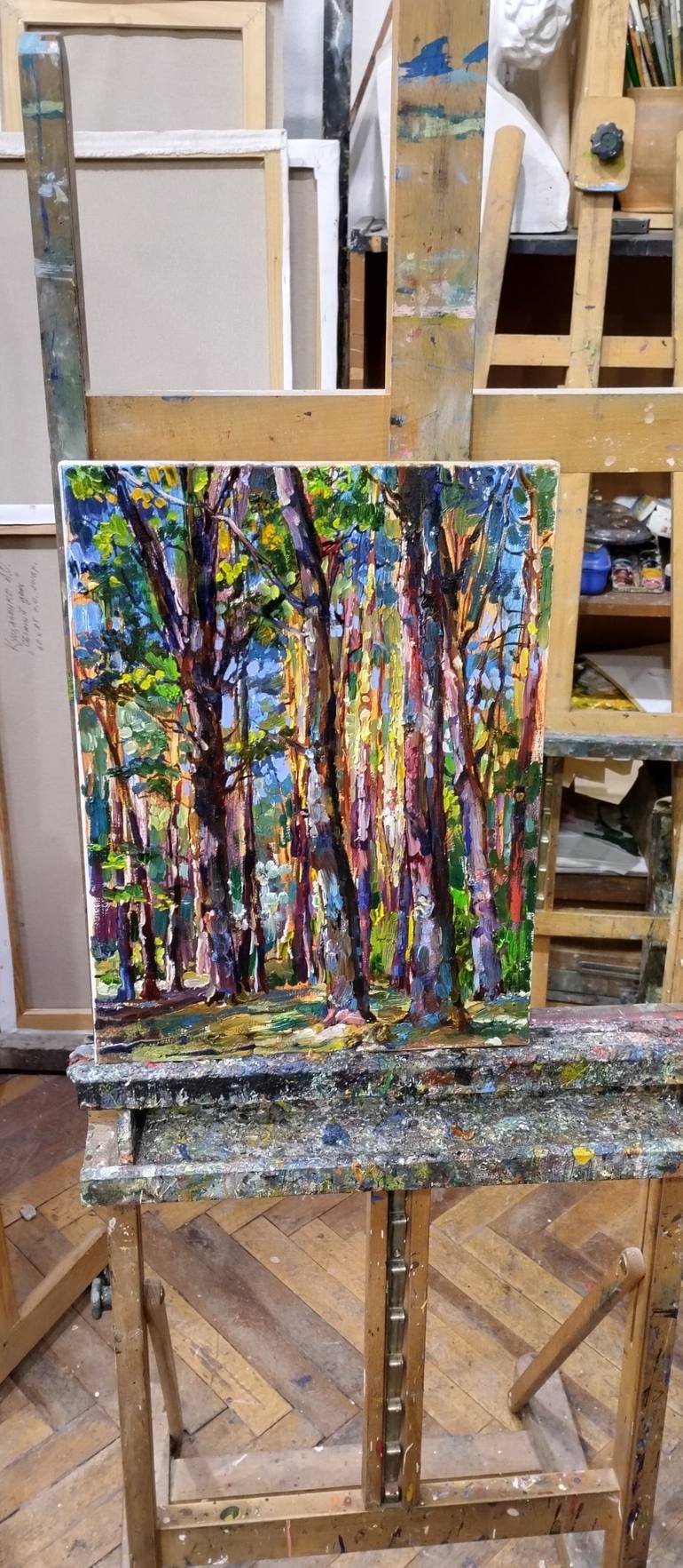 Original Abstract Landscape Painting by Andrii Kutsachenko