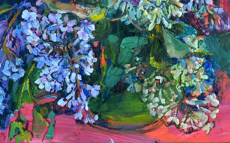 Original Fauvism Still Life Painting by Andrii Kutsachenko