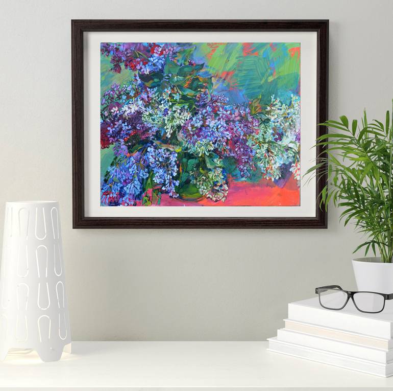 Original Fauvism Still Life Painting by Andrii Kutsachenko