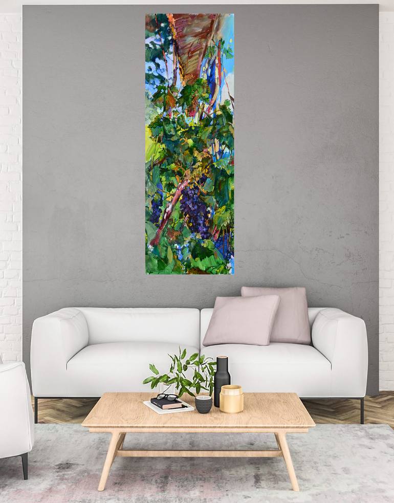 Original Expressionism Floral Painting by Andrii Kutsachenko