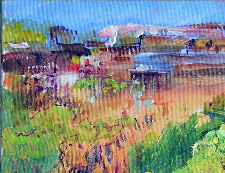 Original Impressionism Floral Painting by Andrii Kutsachenko