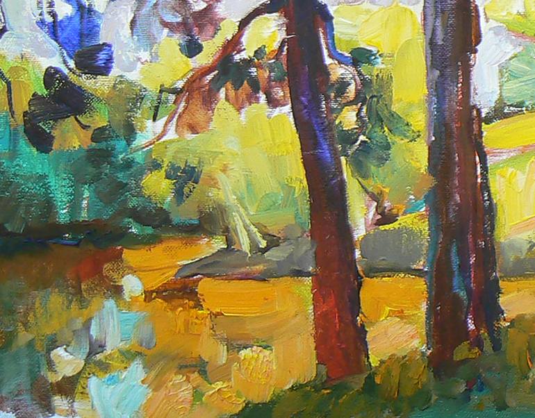 Original Fauvism Nature Painting by Andrii Kutsachenko