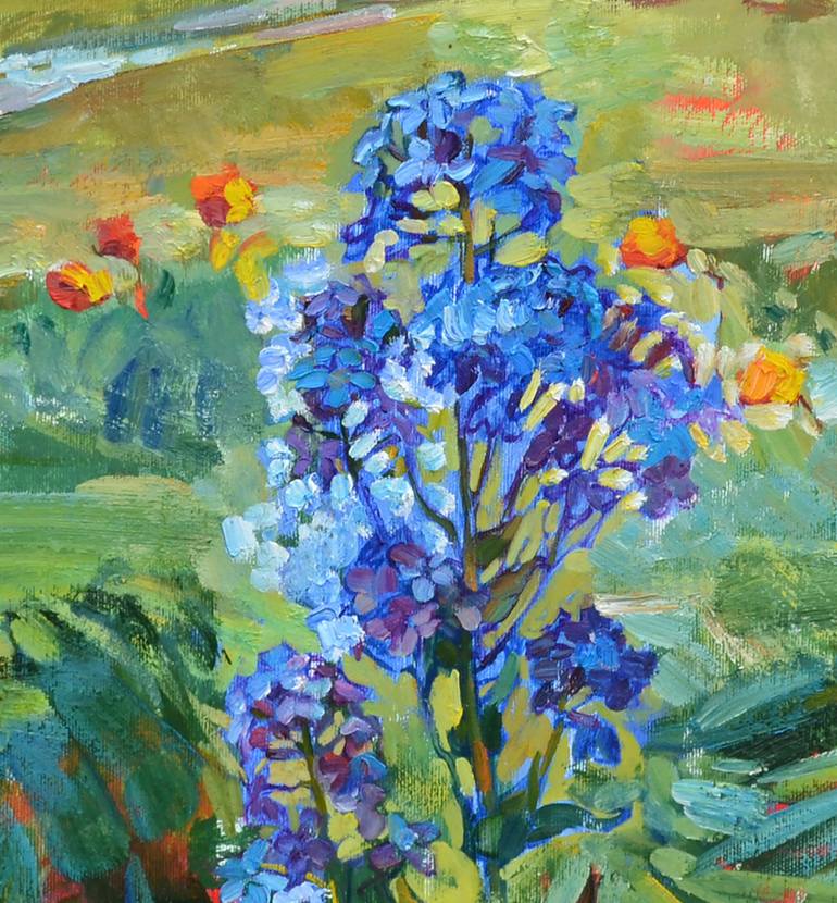 Original Fauvism Landscape Painting by Andrii Kutsachenko