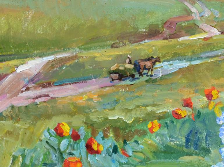 Original Fauvism Landscape Painting by Andrii Kutsachenko