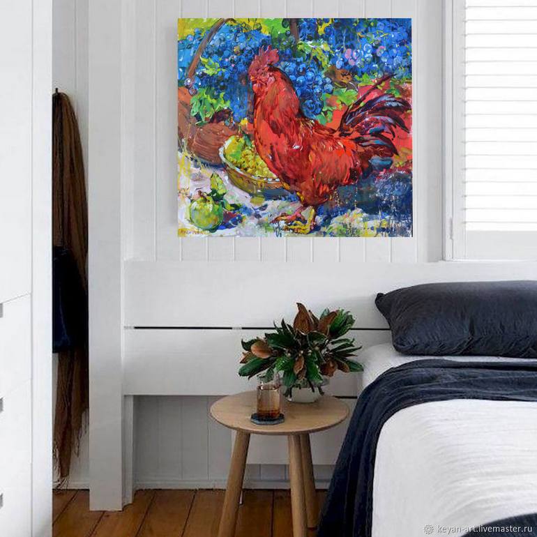 Original Fauvism Animal Painting by Andrii Kutsachenko