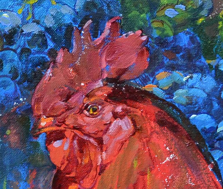 Original Fauvism Animal Painting by Andrii Kutsachenko