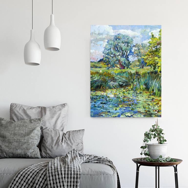 Original Contemporary Landscape Painting by Andrii Kutsachenko