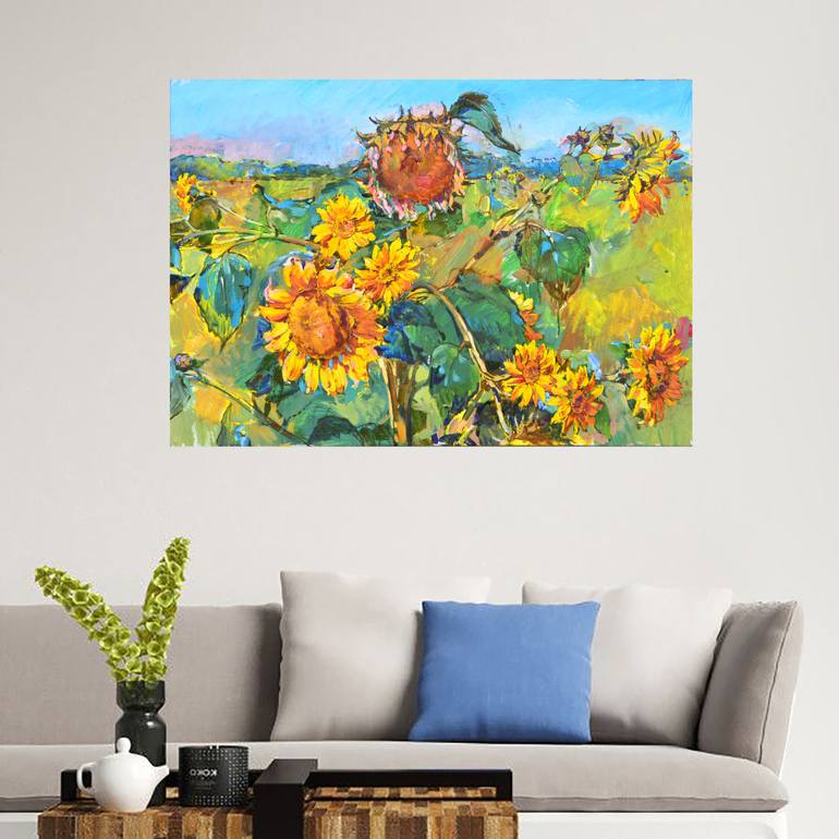 Original Fauvism Landscape Painting by Andrii Kutsachenko